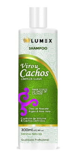 Kit Shampoo + Condi + Máscara + Modelador Virou Cachos Lumex