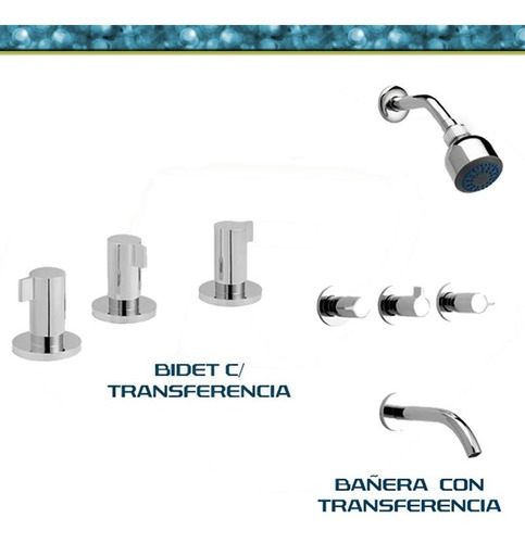 Griferia Hydros Combo Avant Bañera Bidet Exclusivo Baño Gtia