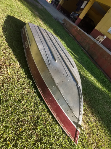 Barco Aluminio Leve Fort 3,50 Mts ( Usado P/motor Ate 15hp )