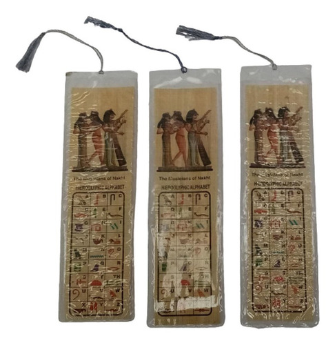 Marcapaginas De Pergamino Egipcio Decoracion Arte En Papiro