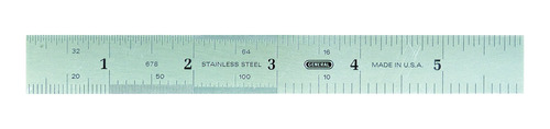 General Tools 678med - Regla De Acero Rigido De Precision De