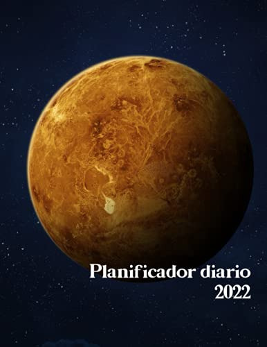 Agenda 2022: El Planeta Venus En El Espacio Planificador Dia