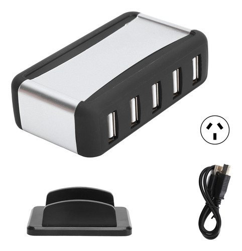 Hub Usb De 7 Portas Fonte De Alimentação Extensora De Alta V