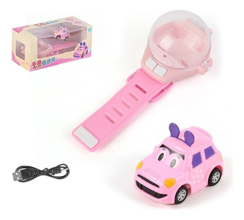 Ini Creative Remote Control Reloj Infantil Coche - Rosa Mini