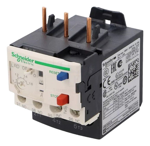 Relé Térmico Classe 10a 1-1,6a Lrd06 - Schneider