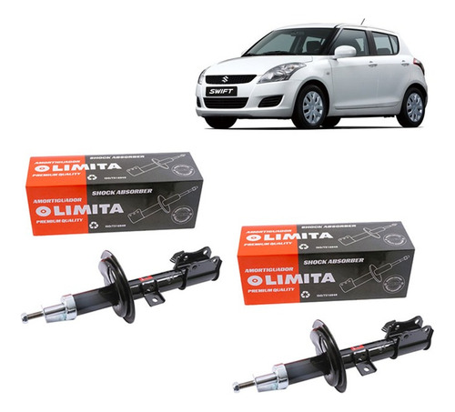 Amortiguador Delant (par) Para Suzuki Swift 1.5 2004/2011