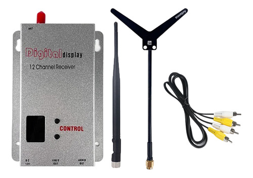 Receptor Fpv Vrx De 1,2 G Y 1,5 W+antena/antena Y 12 Canales