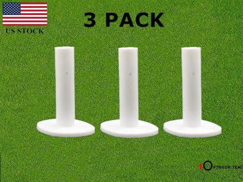 Golf Tees De Goma 3 Pack Para Estera Larga Blanco 1,5