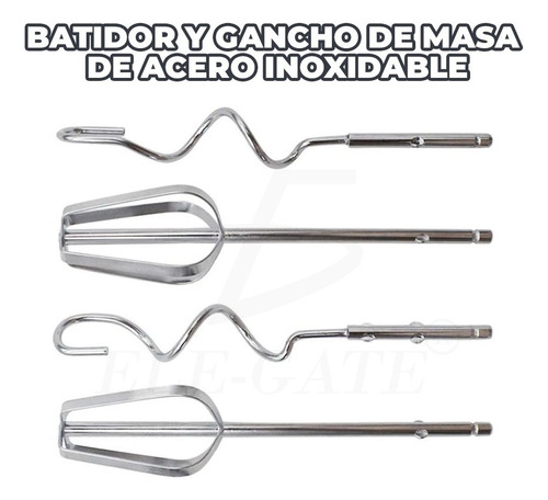 Batidora De Mano Batidora Inmersion Amasar Batir Mezclar