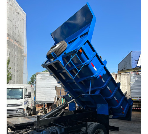 Caçamba Basculante 3m³ Rodotec 2021 Caminhao 3/4
