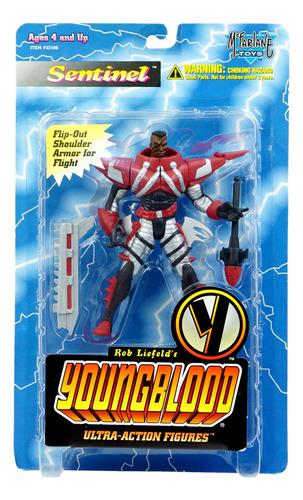 Mcfarlane Toys Youngblood Ultra Action Sentinel 1995 Edition