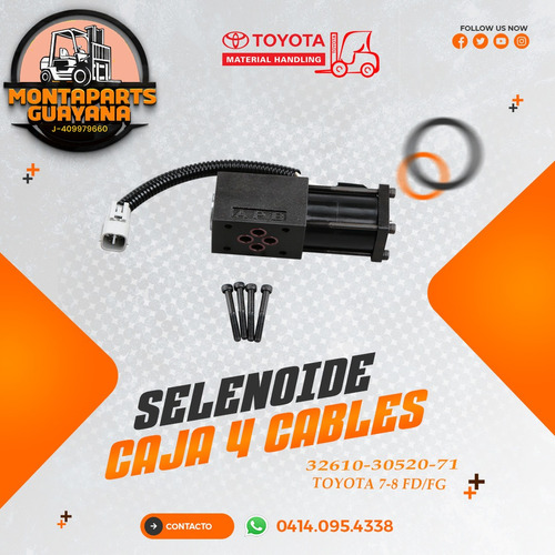 Selenoides De Transmisión Para Montacargas Toyota 