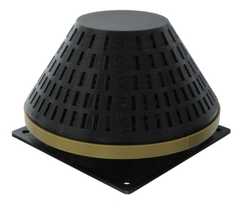 Imagen 5 de 7 de Filtro Carbon Activado Cultivo Indoor Para Fan 4 Pulgadas Ss
