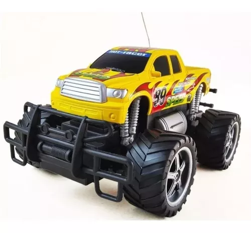 Carrinho De Controle Remoto Polícia 4x4 Monster Brinquedo