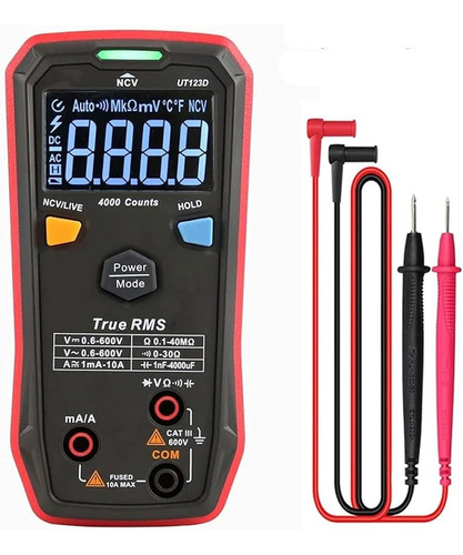 Uni-t® Ut123d®  Rms Volt Corrient Resist Capacit Contin Nvc 
