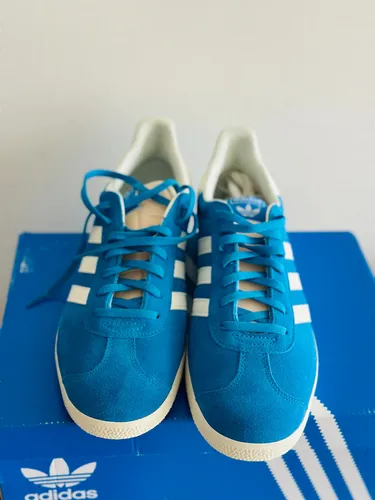 Zapatillas Hombre adidas Gazelle Vintage Core White/ Core Black/ Blue