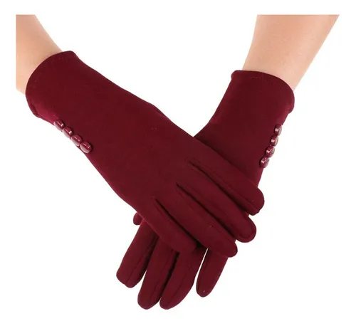 comprar Luvas De Dedo Inteiro, Luvas De Lã, Tela Sensível Ao Toque,