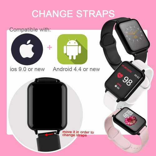 Reloj Inteligente Deportivo Con Bluetooth