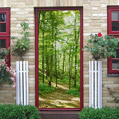 Chezmax Pegatinas Para Puerta Murales 3d Para Puerta Despe