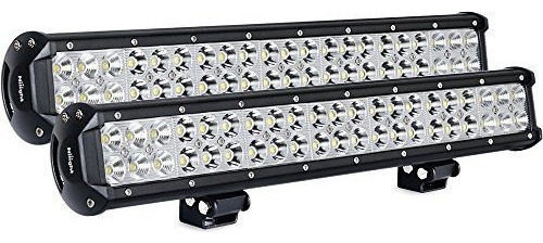 Nilight Light Bar 2pcs 20 Pulgadas 126w Luces Led Spot Flood