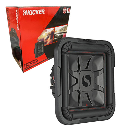 Kicker L7 46l7t122 Subwoofer 12 2 Ohms 1200w 600w Rms Color Negro