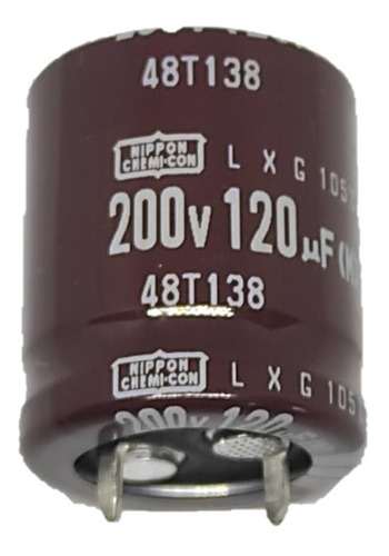 Capacitor Electrolitico 120uf 200v
