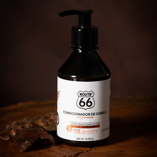 Condicionador De Cabelo Rota 66 Viking Carvão Ativado 250ml