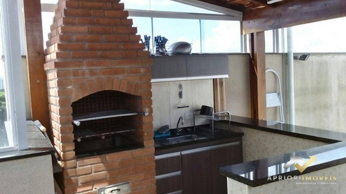 Cobertura Com 2 Dormitórios À Venda, 134 M² Por R$ 400.000 - Vila Tibiriçá - Santo André/sp - Co0399