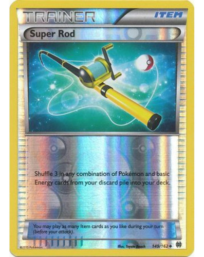 Super Rod - 149/162 - Uncommon Reverse Holo Pokemon Tcg (Usado)