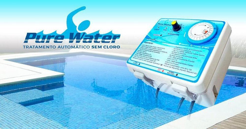 Ionizador Pure Water Pwz 25 Ag+ Atende Piscinas Com Até 25m³