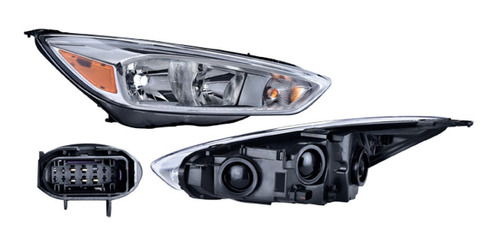 Faro Depo Fondo Cromado Ford Focus 15-16