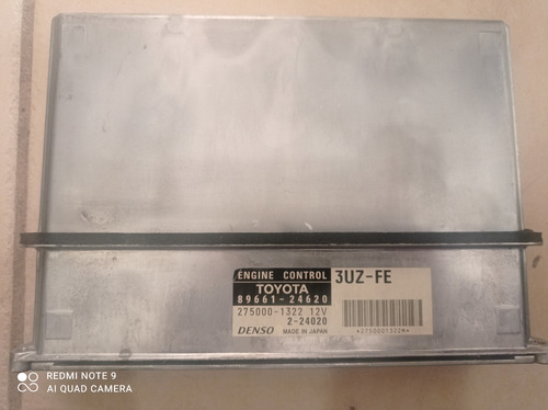 Módulo De Control De Motor Ecu Pcm 89661-24620 Lexus Toyota (Usado)