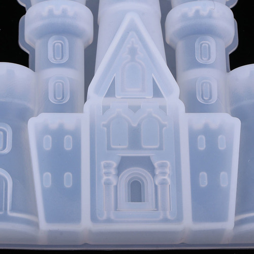Forma De Castillo Molde De Silicona Fondant Molde Pastel