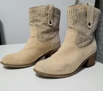 Comprar Botas De Gamuza Beige Marca Sweet De Mujer N° 38