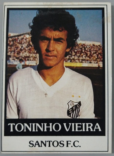 Toninho Vieira - Ping Pong Futebol Cards - Nº 278 - Santos