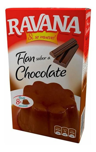 Pack X 3 Unid Flan Chocolate 100 Gr Ravana Flanes