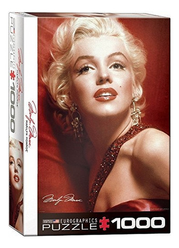 Eurographics Marilyn Monroe Red Portrait Por Sam Shaw Puzzle