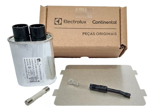 Capacitor Diodo Fusivel Microondas Electrolux Mec41 Mef41