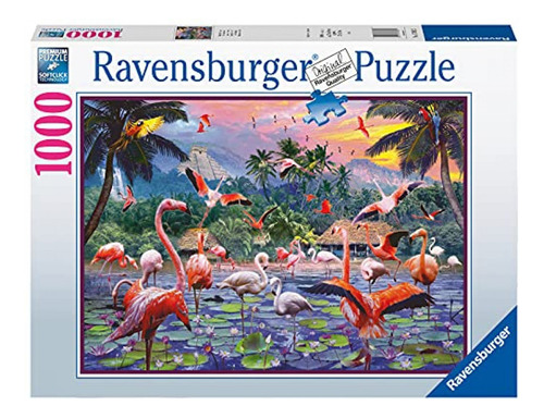 Ravensburger Puzzle 17082 Flamencos Rosas 1000 Piezas