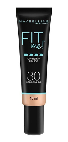 Corretivo Líquido Fit Me 30 Médio Escuro 10ml Maybelline