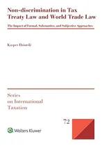 Comprar Non-discrimination In Tax Treaty Law And World Trade Law (li
