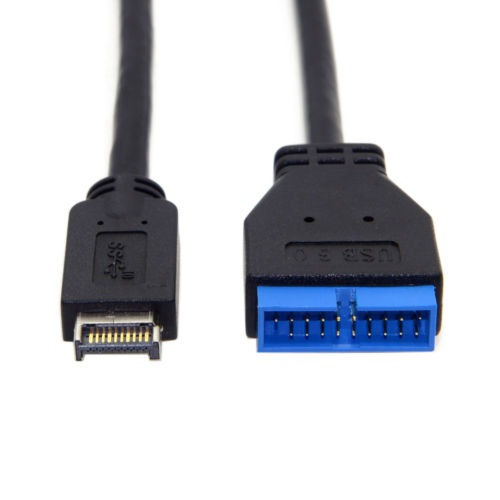 20pin Cabezal Usb Del Panel Frontal 3.1 A Cable De Extensión