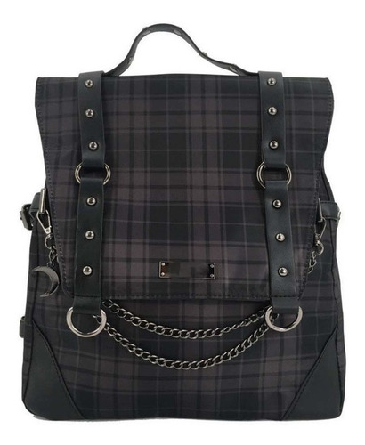 Mochila Laptop Mujer Moda Tendencia Punk Rock Estilo Europeo