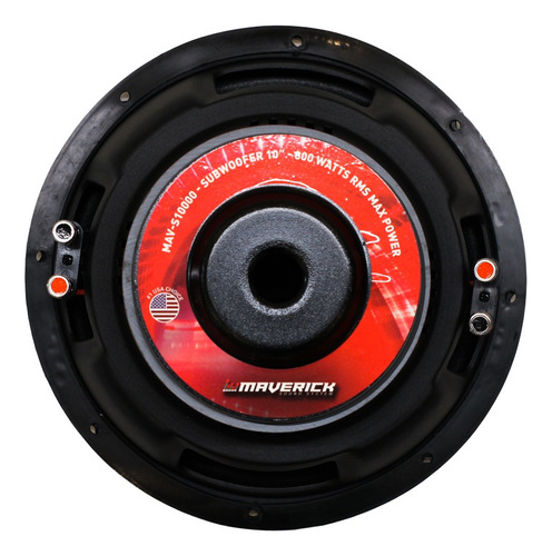Imagen 2 de 7 de Subwoofer 10 Pulgadas Doble Bobina Maverick 800w Rms