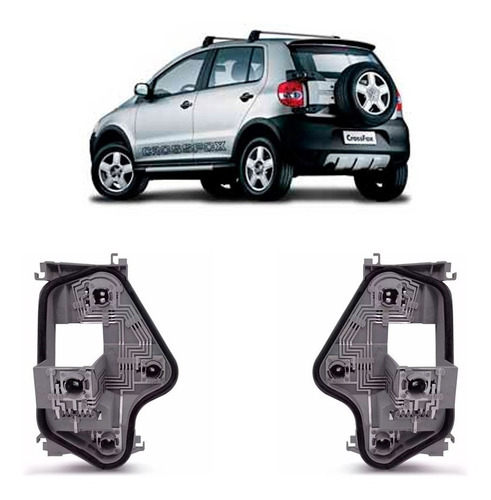 Par Circuito Lanterna Traseira Crossfox 2005 A 2014 Cibie