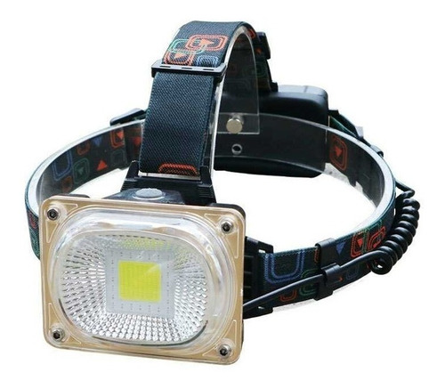 Linterna Frontal Led Recargable 3 En 1, Luz Blanca,roja Verd