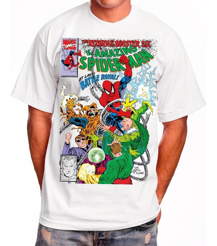 Playera Spiderman Seis Siniestros Sinister Six 338 2xl Y 3xl