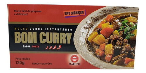 Curry Sabor Forte Tempero Arroz Maruiti 120g