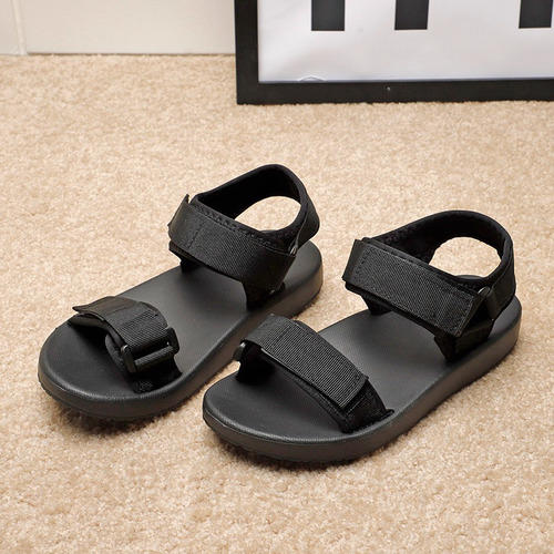 Sandalias De Playa Para Mujer Con Suela Blanda Y Velcro