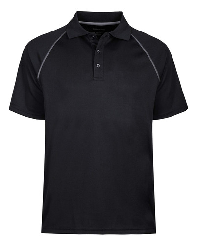 Camiseta Polo Golf Alto Rendimiento Absorbente Humedad Manga